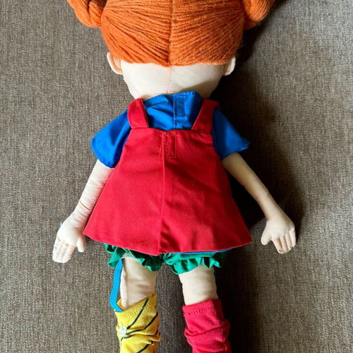 Pippi Longstocking cloth doll Micki like new, 48 cm