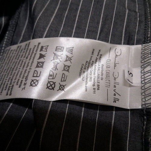 Elisa Cavaletti gray blouse like new with back drawstring
