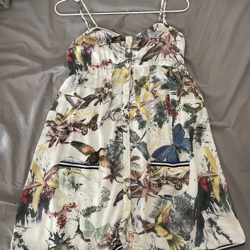 Attrattivo dress L with tropical floral print, like new
