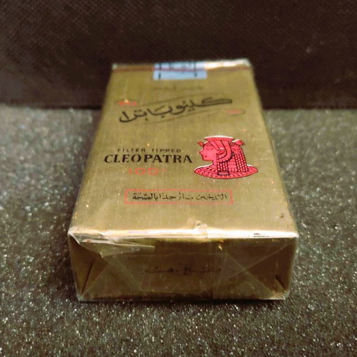 Cleopatra 100s cigarettes used, sealed Egyptian pack