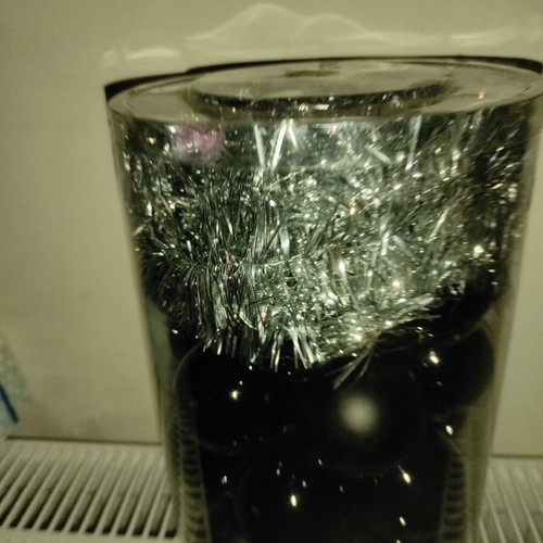 Christmas balls set of 26 black matte and glossy 6cm like new