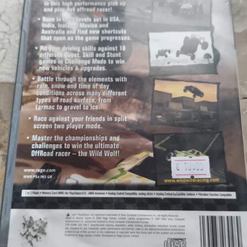 Wild Wild Racing PS2 used, fully functional
