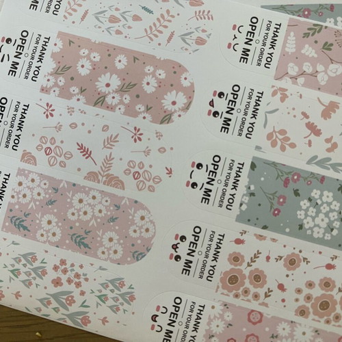 Package sealing stickers new, set of 40 pieces