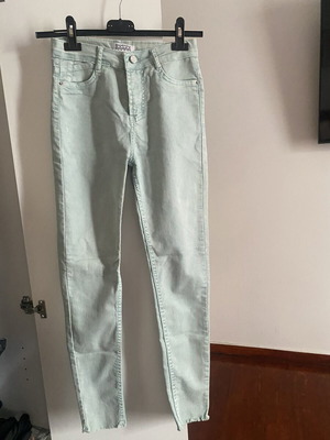Skinny jeans mint pastel Shop & Co size 28 like new