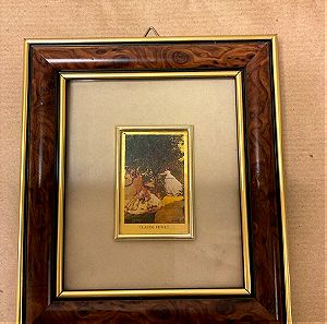 Χρωμολιθογραφία πάνω σε φύλλο χρυσού 23 καράτια, Claude Monet