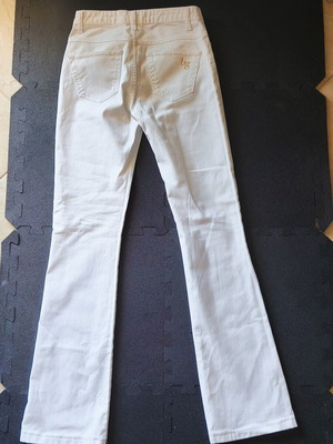 Blugirl Jean flare pants like new with gold details