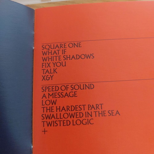Coldplay X&Y CD used, 2005 album
