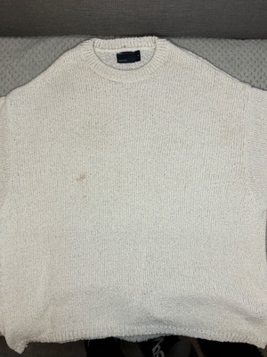 ASOS Design knit T-shirt used, size M, white