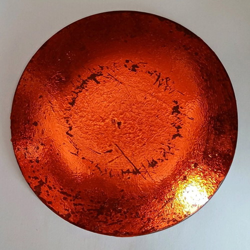 IVV decorative glass plates like new, set of 2, 15cm