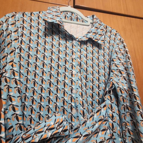 Printed dress like new, size L