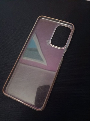 Samsung A32 5g silicone case used, transparent