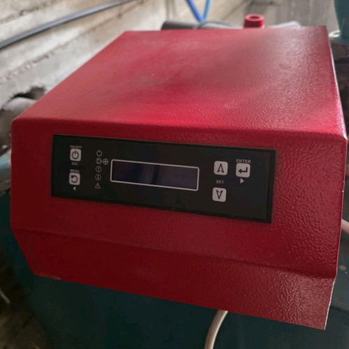 Pellet burner for oil boiler like new with tank