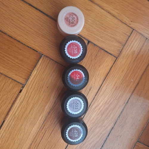 Colored gel 5ml new, set of 6 pieces