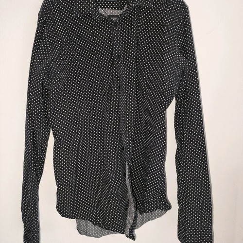 Zara shirt used, size S, slim fit, black and white