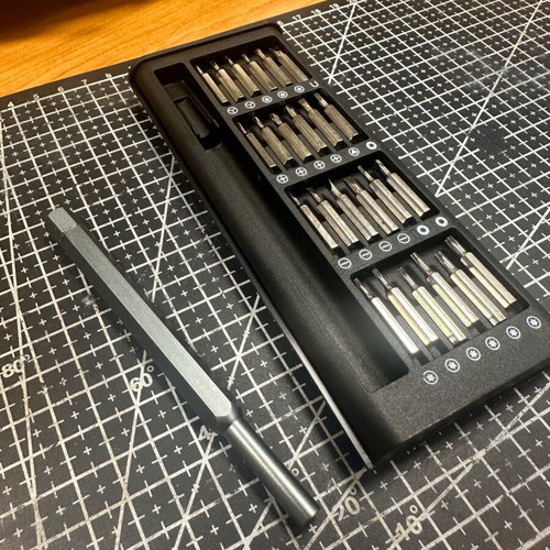 Precision screwdriver set used