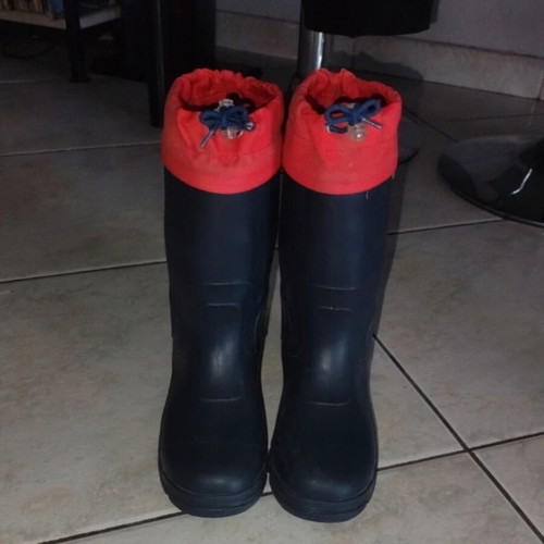 Muflon Galontzes Boots like new, size 35.5, blue and red