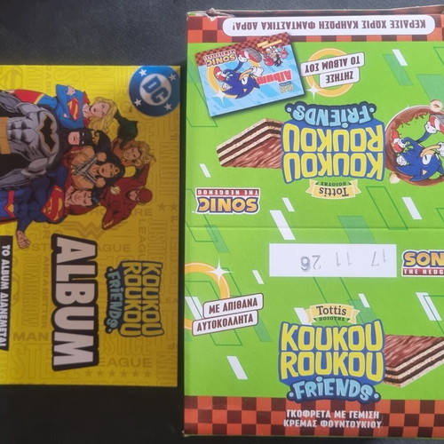 Koukouroukou Sonic sticker pack with album