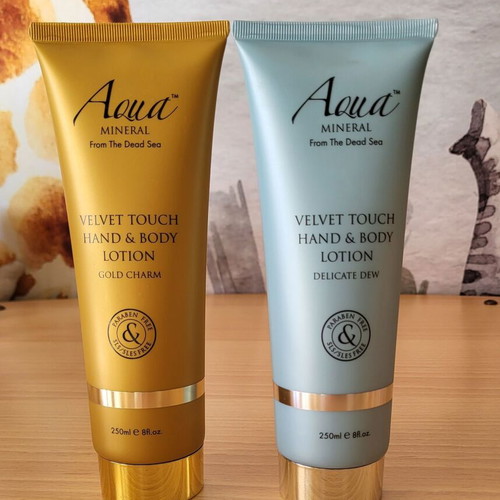 Aqua mineral set of 2 body lotions new 250ml