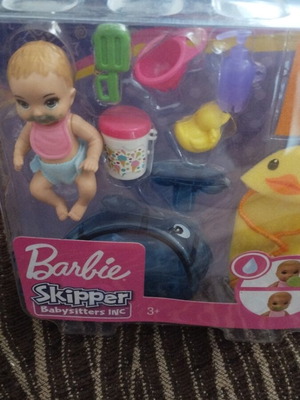 Barbie Skipper Babysitters Doll Baby Playset Mattel 2019 New Sealed