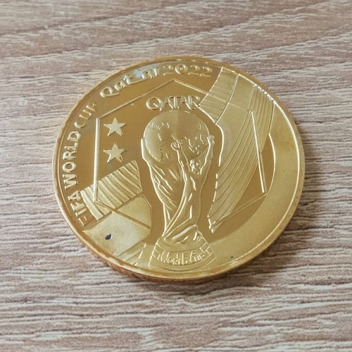 FIFA World Cup 2022 Qatar commemorative coin like new