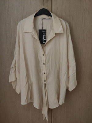 Mat Fashion shirt new, beige, size M