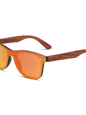 PolarSky Polarized Sunglasses new, brown and orange
