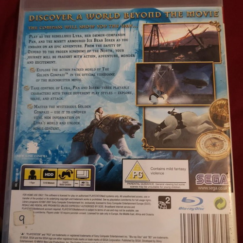The Golden Compass PlayStation 3 like new