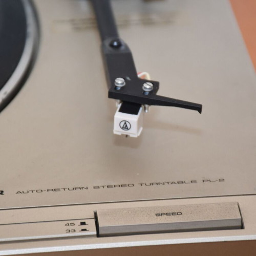 Pioneer PL-2 turntable used with new belt and AT-3600L cartridge