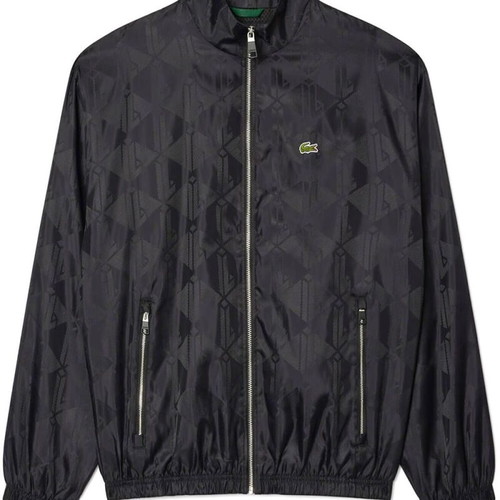 Lacoste Cropped Monogram Sportsuit Jacket, black, XL