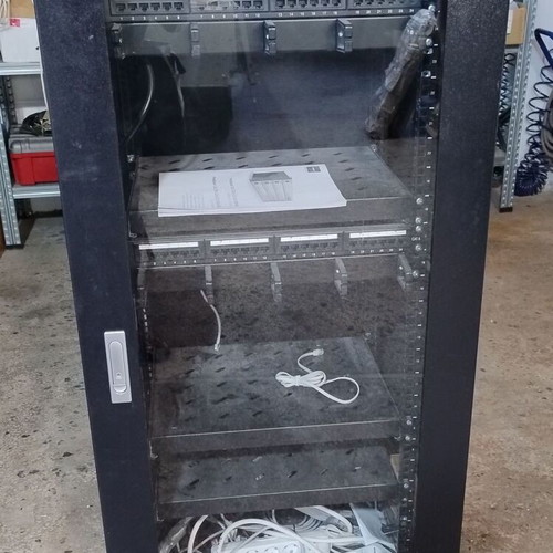 Rack cabinet 19" 27U metal with wheels, 600x800x1400mm