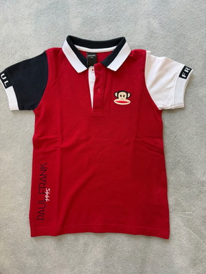 Paul Frank t-shirt 5 years like new, red, size 110 cm