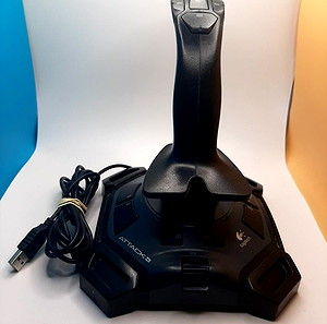 Logitech Attack 3 Joystick Ενσύρματο Συμβατό με PC