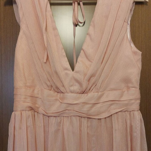 Desiree long women's dress like new, size L, soft pink