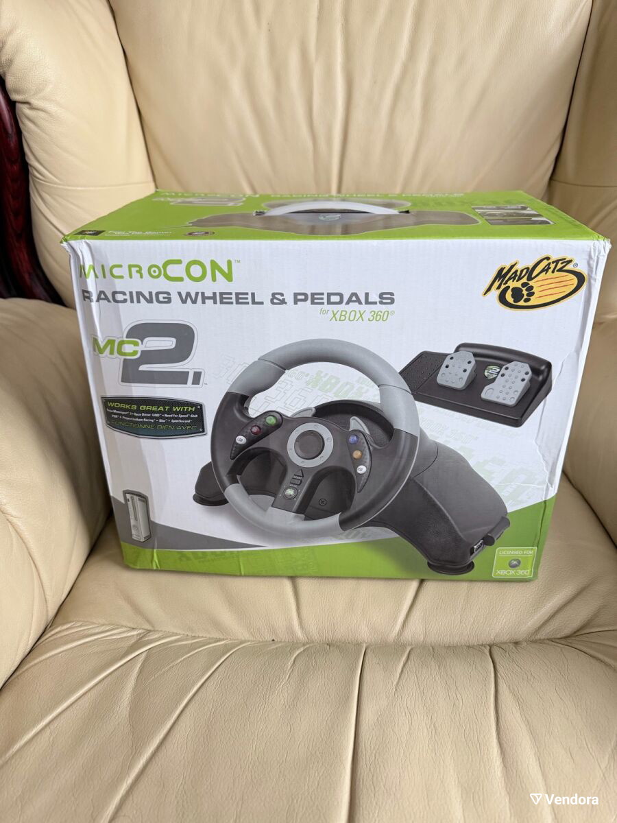 Microcon Xbox MicroCon Racing Wheel και πεντάλ για… - € 55,00 - Vendora.gr