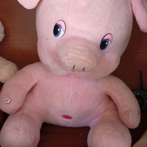 Pig plush toy large new