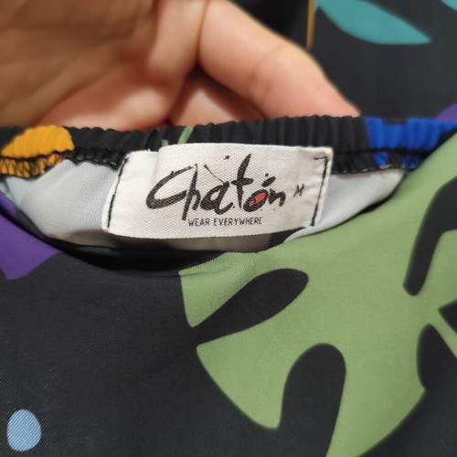 Chaton dress like new, black multicolor, size M
