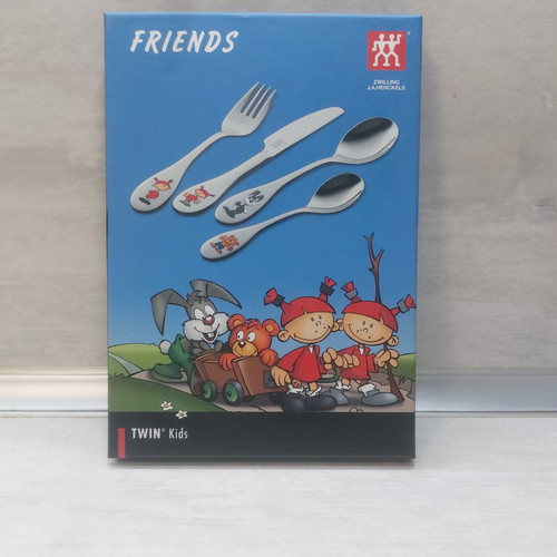 ZWILLING Twin Kids Friends children's cutlery set, 4 pieces, stainless steel 18/10