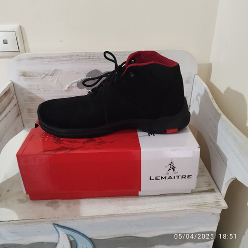 Lemaitre safety shoes size 46, black boots