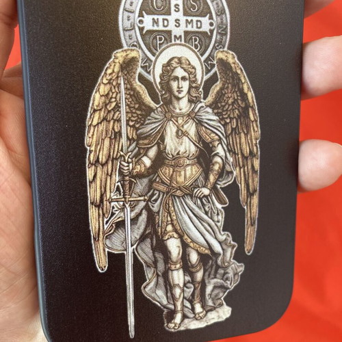 iPhone 17 Pro Max Silicone Case Cover Saint Archangel Michael new