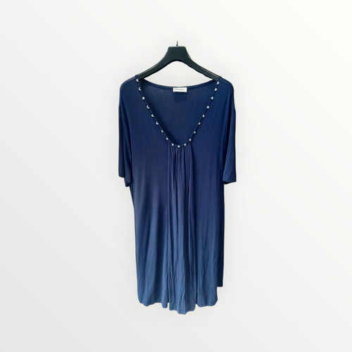 Ulla Popken blouse dress used, plus size XXL-XXXL, blue
