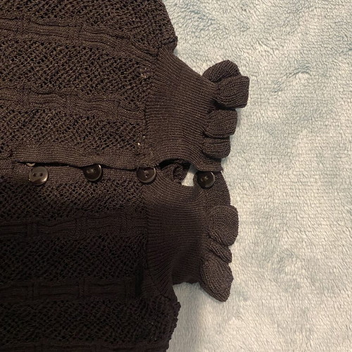 Zara see through top like new, black, size M