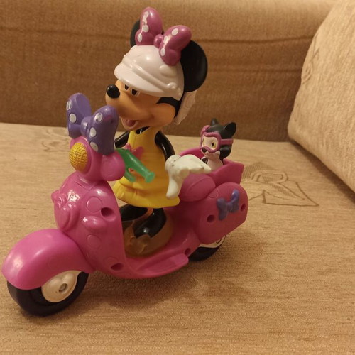Minnie Mouse with Vespa Scooter used children's toy