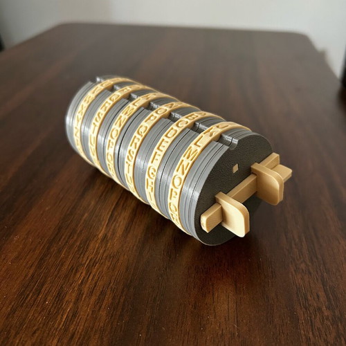 Cryptex da Vinci new locking mechanism box