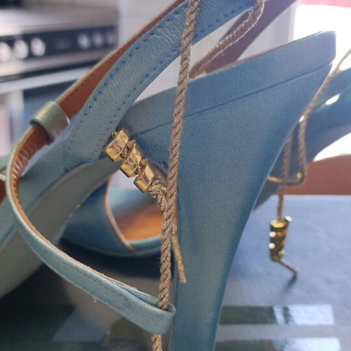 Miss Sixty sandals size 40 blue like new