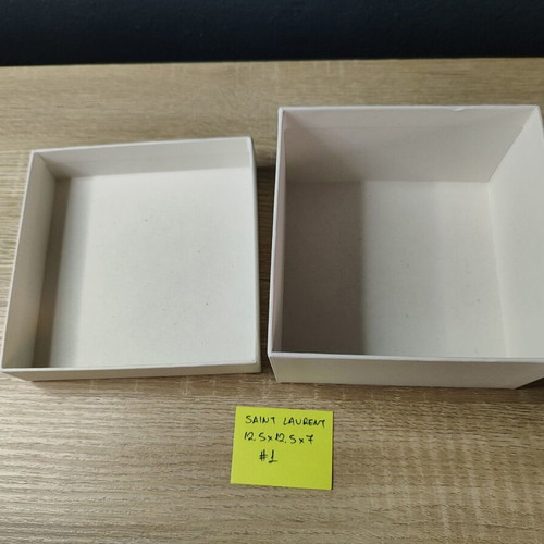 Saint Laurent empty box used 12.5 x 12.5 x 7 cm