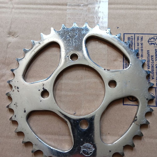 Shark rear sprocket 36 teeth used for Honda Astrea Grand, Supra, GLX, C50