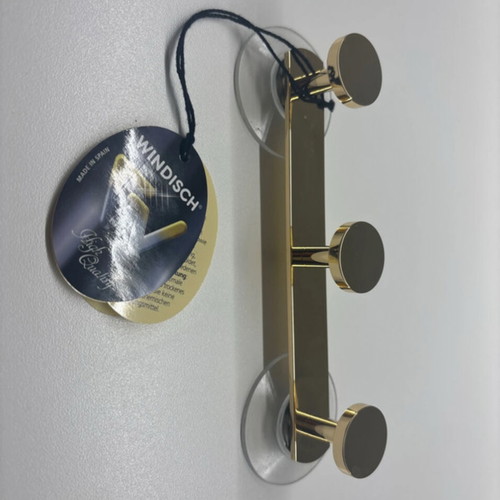 Coat rack 3 positions new, stainless steel with suction cups