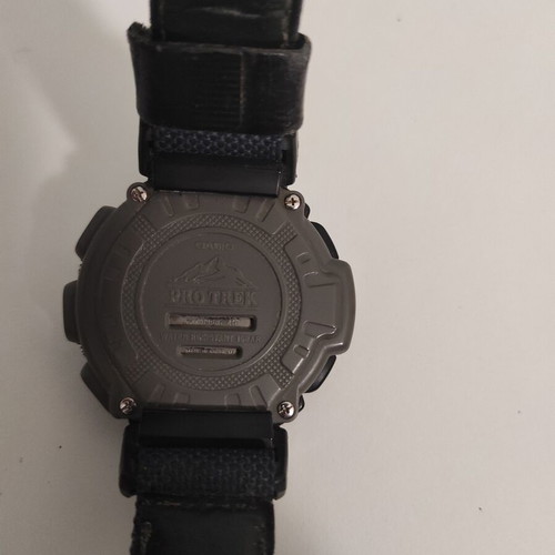 Casio ProTrek PRG-40 men's watch used, black, not working
