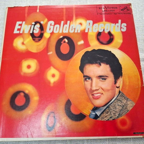 Elvis Presley Elvis' Golden Records LP μεταχειρισμένο, ροκ