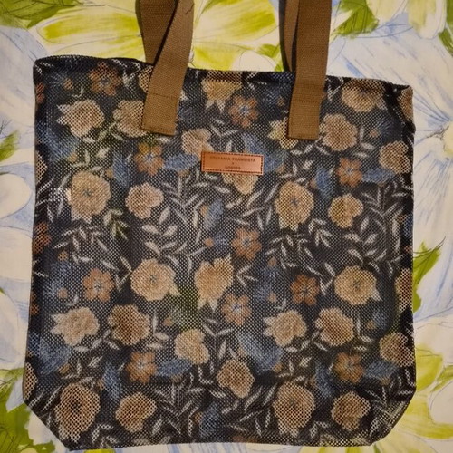 Korres Tote Bag new, shoulder, brown and yellow